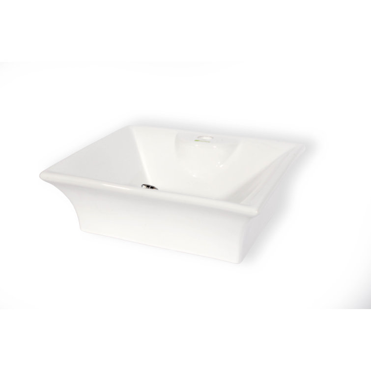 Hispania Home Montreal 31.5'' Single Bathroom Vanity with Ceramic Top Wayfair